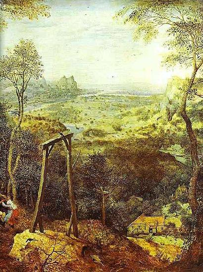 Pieter Bruegel the Elder The Magpie on the Gallows - detail Sweden oil painting art